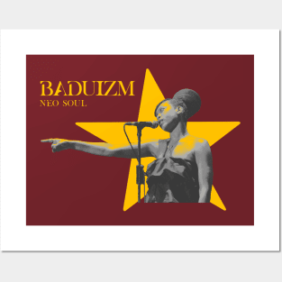 Baduizm Star Grey Posters and Art